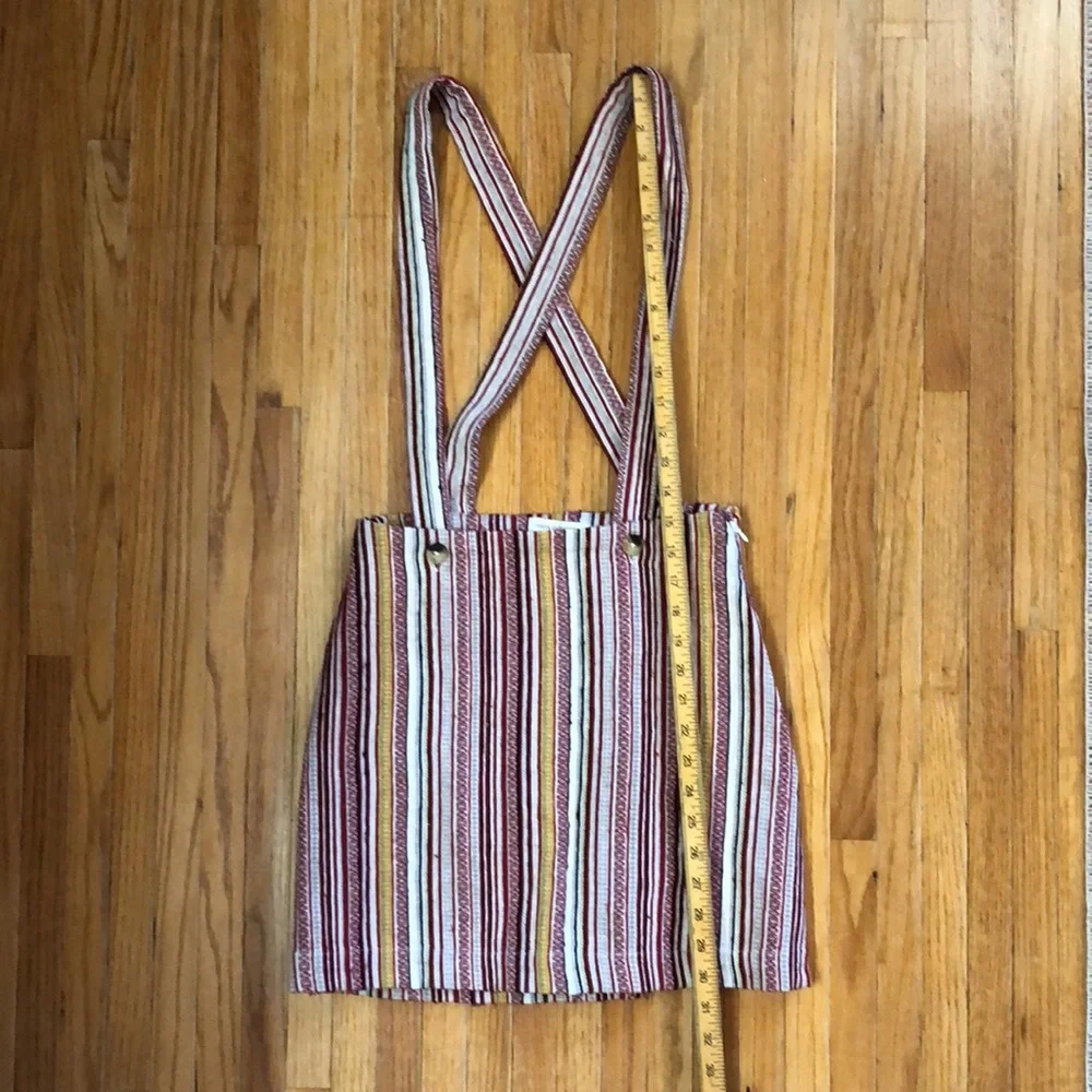 NWT Urban Outfitters striped jumper overall skirt size S - Picture 4 of 11